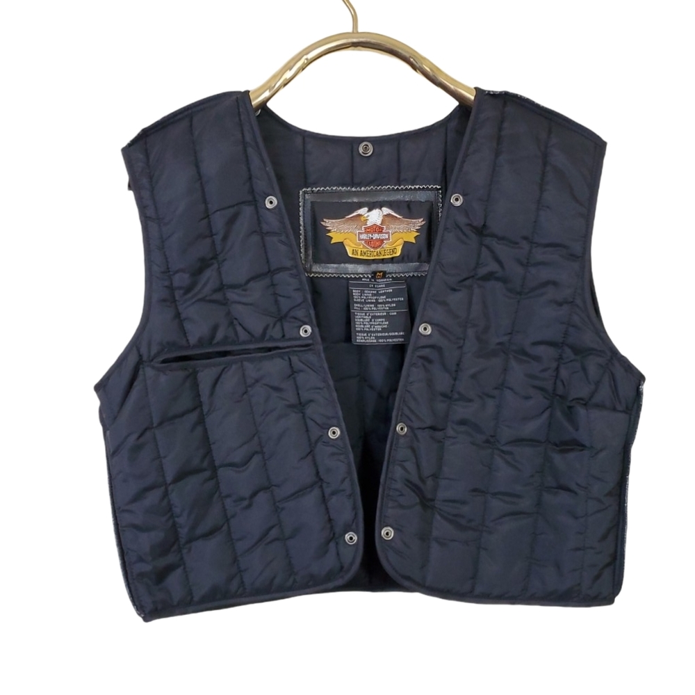 Harley Davidson Quilted Vest Gem